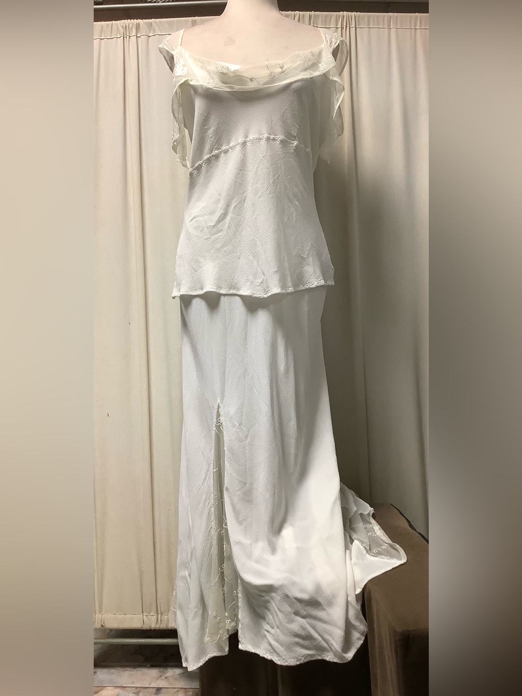 Ghost London Compressed Crepe Lace Maxi Skirt Set — image 2 of 8